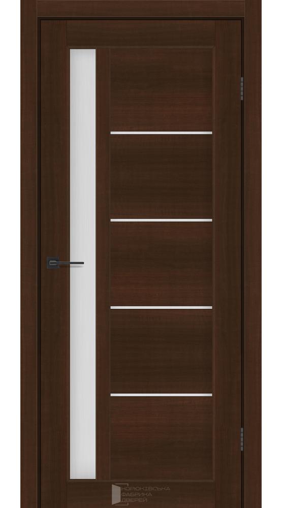Двері KFD Grand каштан скло Сатін