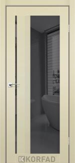 Двері Корфад Aliano AL-06 Super PET магнолія дзеркало графіт