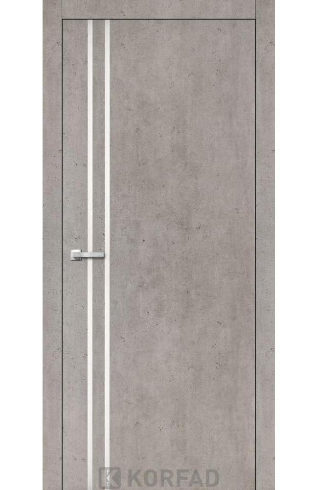 Двері Корфад Aluminium Loft Plato ALP-01 лайт бетон глухе