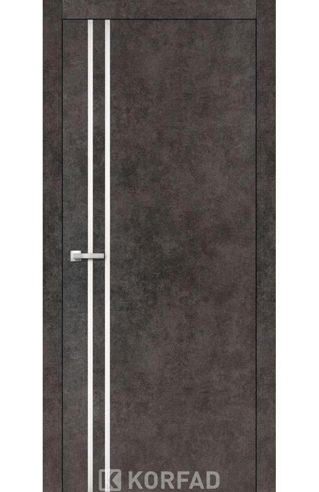 Двері Корфад Aluminium Loft Plato ALP-01 лофт бетон глухе