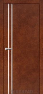 Двері Корфад Aluminium Loft Plato ALP-01 сталь кортен глухе