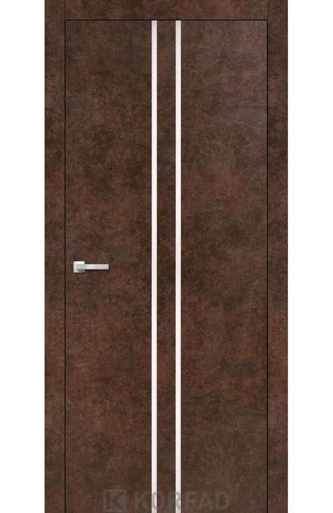 Двері Корфад Aluminium Loft Plato ALP-02 арт бетон глухе