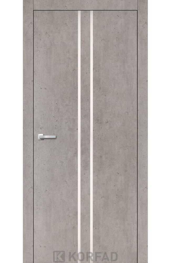 Двері Корфад Aluminium Loft Plato ALP-02 лайт бетон глухе