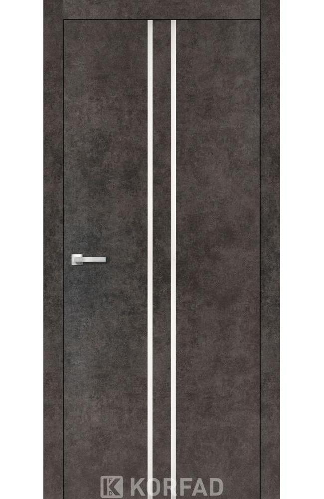 Двері Корфад Aluminium Loft Plato ALP-02 лофт бетон глухе