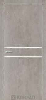 Двері Корфад Aluminium Loft Plato ALP-03 лайт бетон глухе