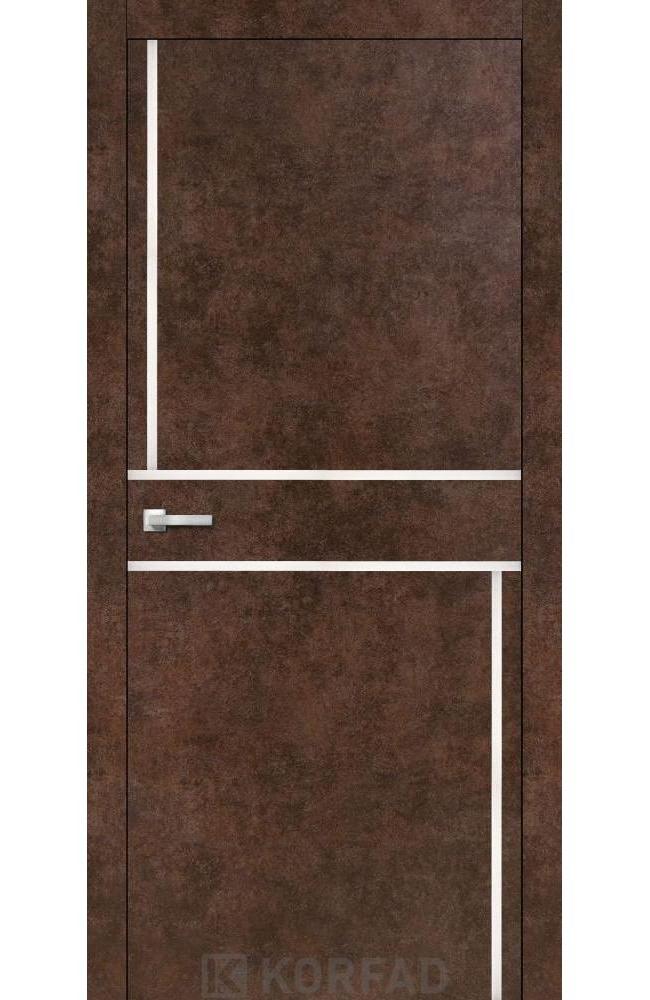 Двері Корфад Aluminium Loft Plato ALP-07 арт бетон глухе