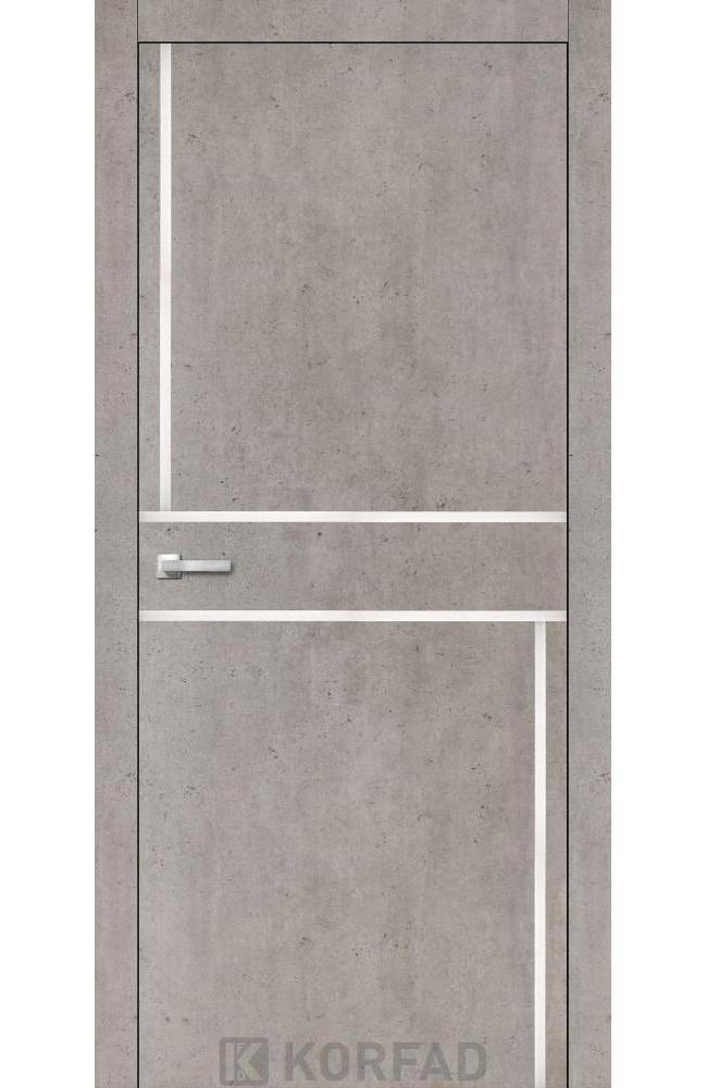 Двері Корфад Aluminium Loft Plato ALP-07 лайт бетон глухе