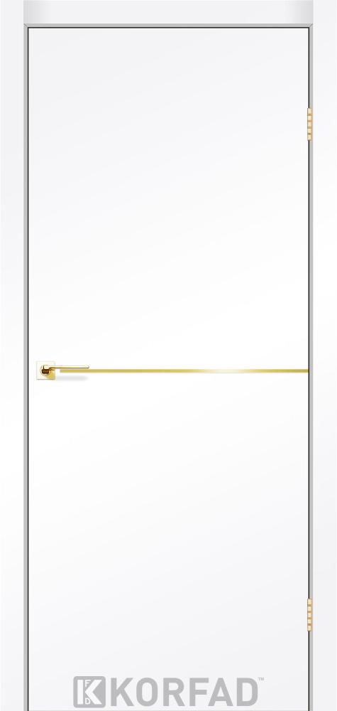 Двері Корфад Deco Loft Plato DLP-01 Super PET аляска молдинг золото
