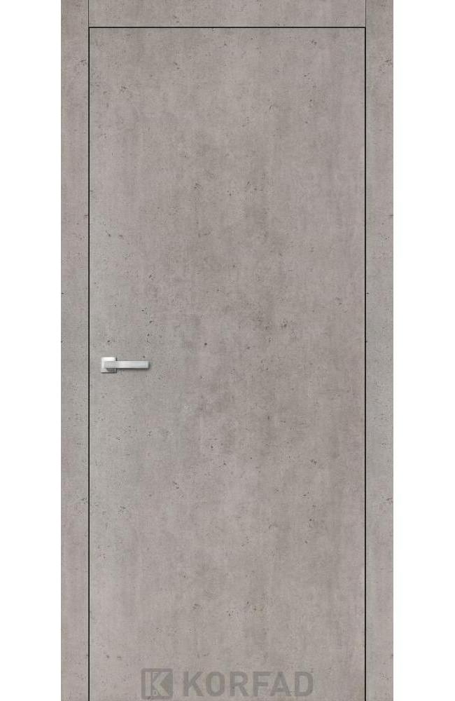 Двері Корфад Loft Plato LP-01 лайт бетон глухе