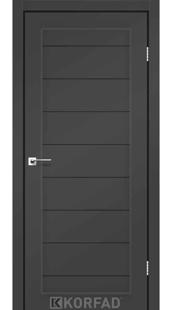 Двері Корфад Porto PR-05 Super PET антрацит глухе
