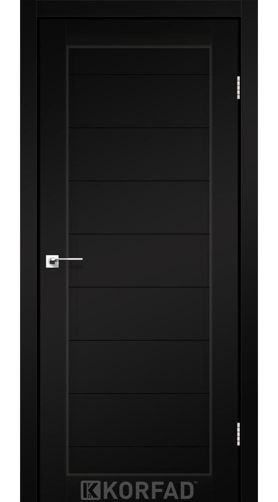 Двері Корфад Porto PR-05 Super PET чорний глухе