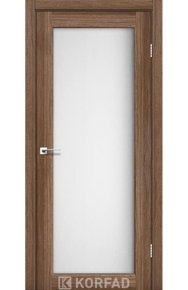 Двері Корфад Sanvito SV-01 дуб грей скло Сатін