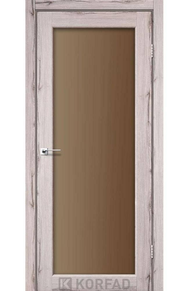 Двері Корфад Sanvito SV-01 дуб нордік скло бронза