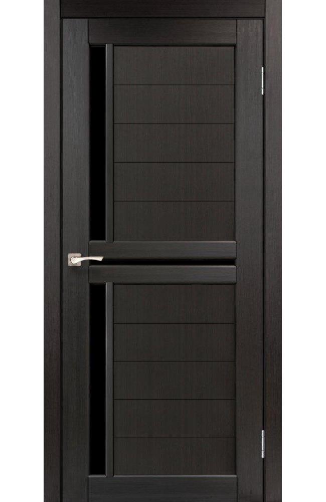 Двері Корфад Scalea SC-04 венге скло чорне
