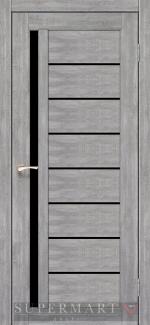Venecia Deluxe VND-02 еш вайт скло чорне