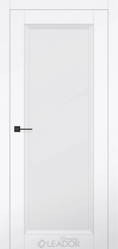 Двері Leador Premium SP Silver-01 білий мат глухе