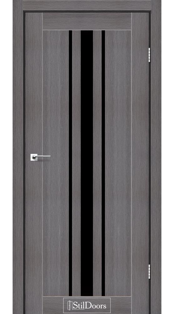 Двері StilDoors Arizona дрім вуд скло чорне