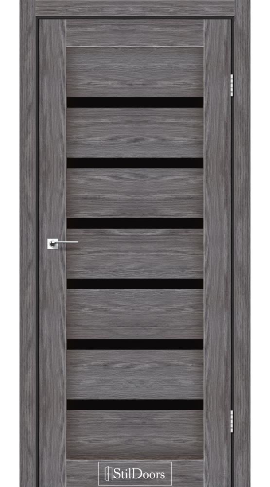 Двері StilDoors Florida дрім вуд скло чорне