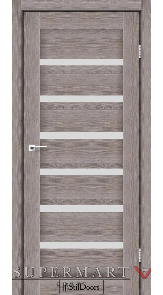 Двері StilDoors Florida трюфель скло сатин