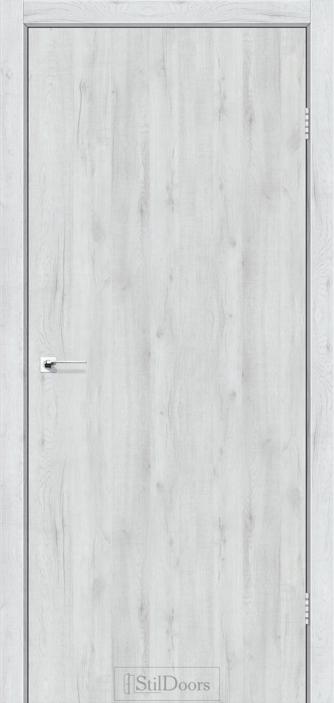 Двері StilDoors Loft дуб альпійський кромка чорний мат