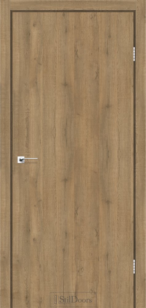 Двері StilDoors Loft дуб крафт кромка чорний мат