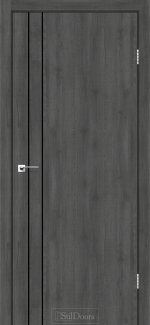 Loft Line дуб смокі кромка чорний мат