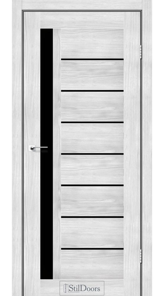 Двері StilDoors London сандал скло чорне