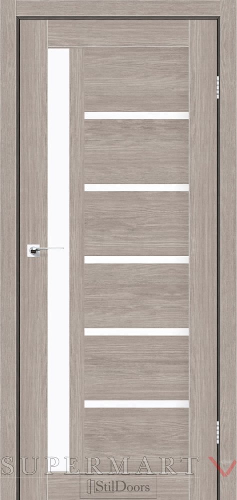 Двері StilDoors Nice капучіно скло Сатін