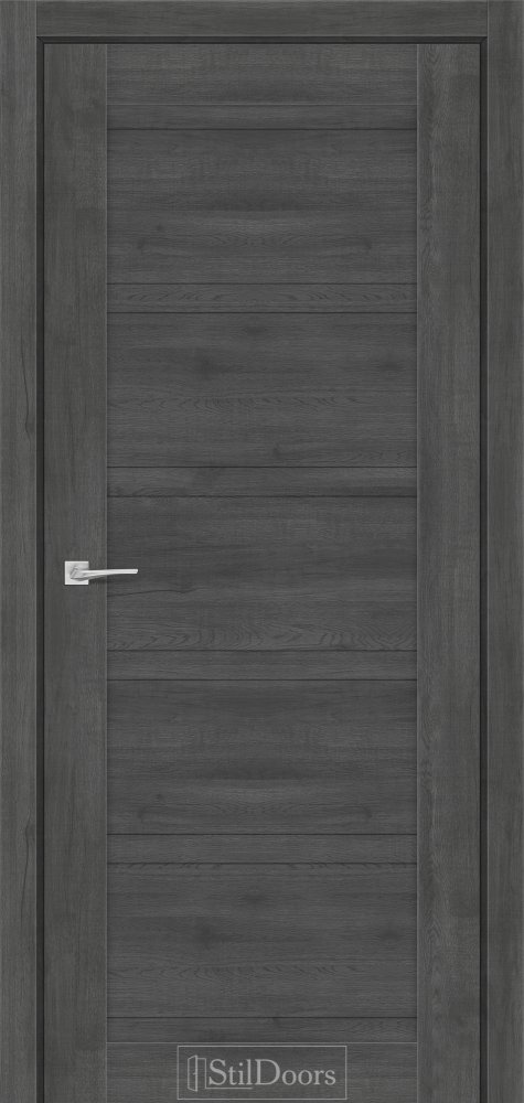 Двері StilDoors Romanda дуб смокі глухе